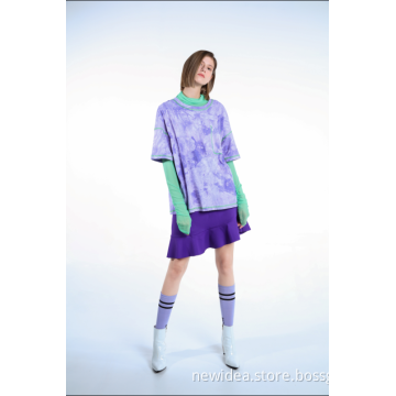 SHORT SLEEVE TIE-DYE T-SHIRT